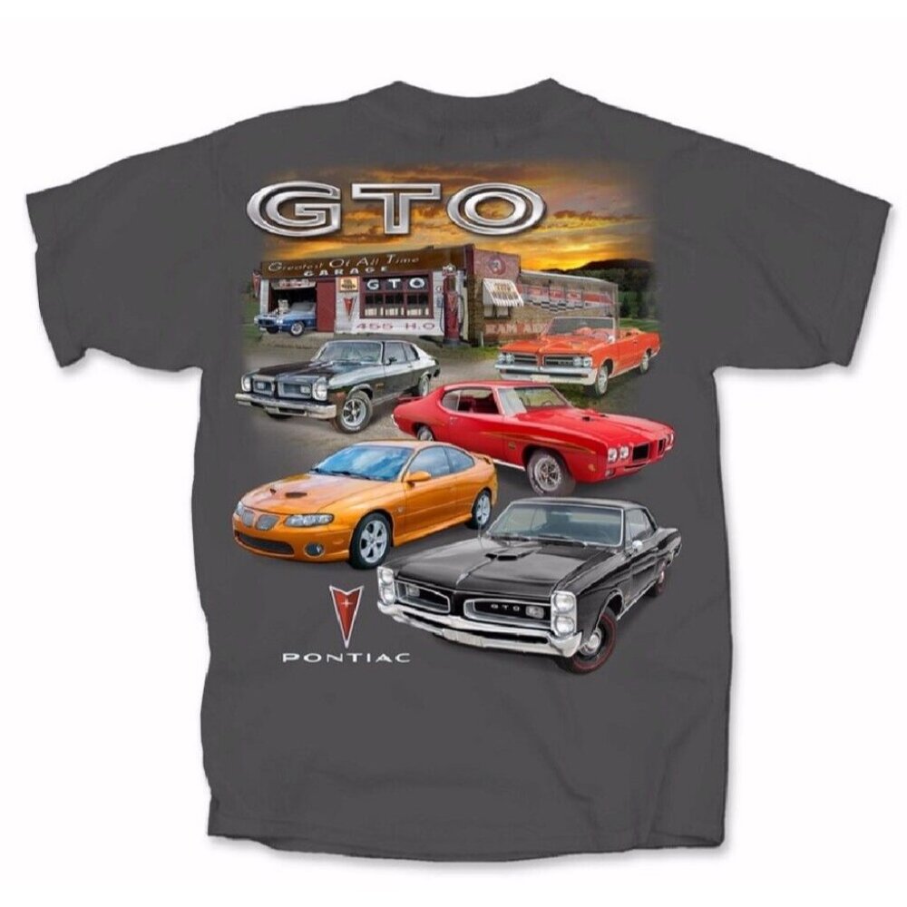 Pontiac GTO Garage Short Sleeve T-Shirt - NEW Fast Ship